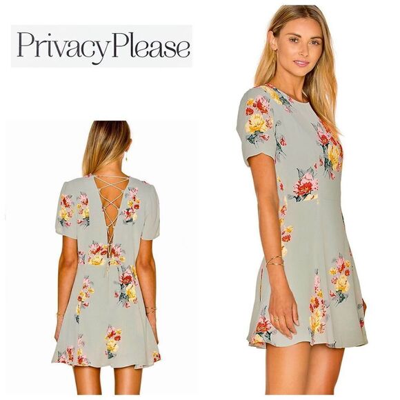 Privacy Please Dresses & Skirts - New. Privacy Please light green floral dress.